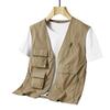 Spring and Autumn Multi-bag Men's Middle-aged and Elderly Outdoor Leisure Big Vest Tooling Vest Vest Vest Vest