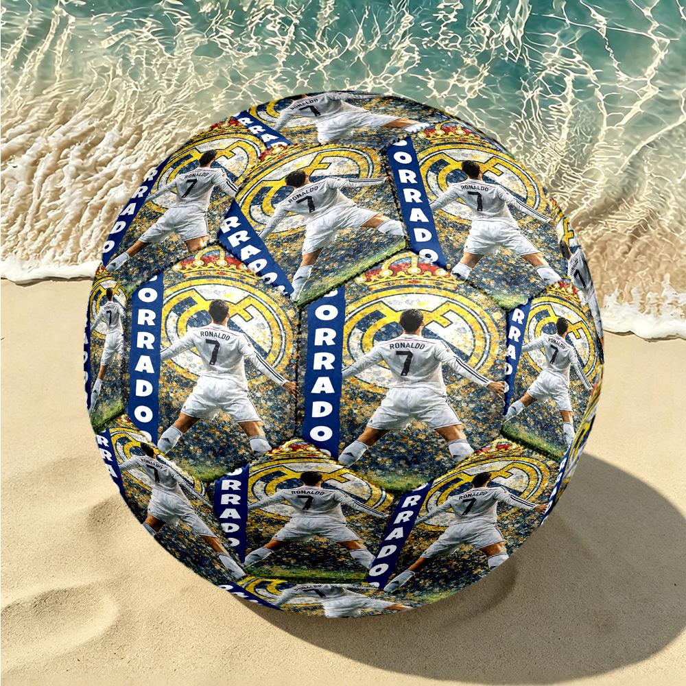 1pc Cr Football Legend Soccer Ball Size 5, Suitable for Practice Matches/tournament Training,Lightweight and Durable. Cl7021