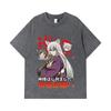 275 GSM Washed T-shirts 100% Cotton Kamisama Kiss V1 Print Unisex Heavy Cotton T Shirt