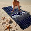 Asciugamano da Spiaggia in Microfibra Logo Seattle Seahawks, Leggero e Asciugatura Rapida, per Viaggi Estivi, Essenziale per la Spiaggia, Piscina