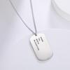 925 Sterling Silver Dog Tags Military for Men   14K Yellow Gold Military Necklace for Men  Army Dog Tags