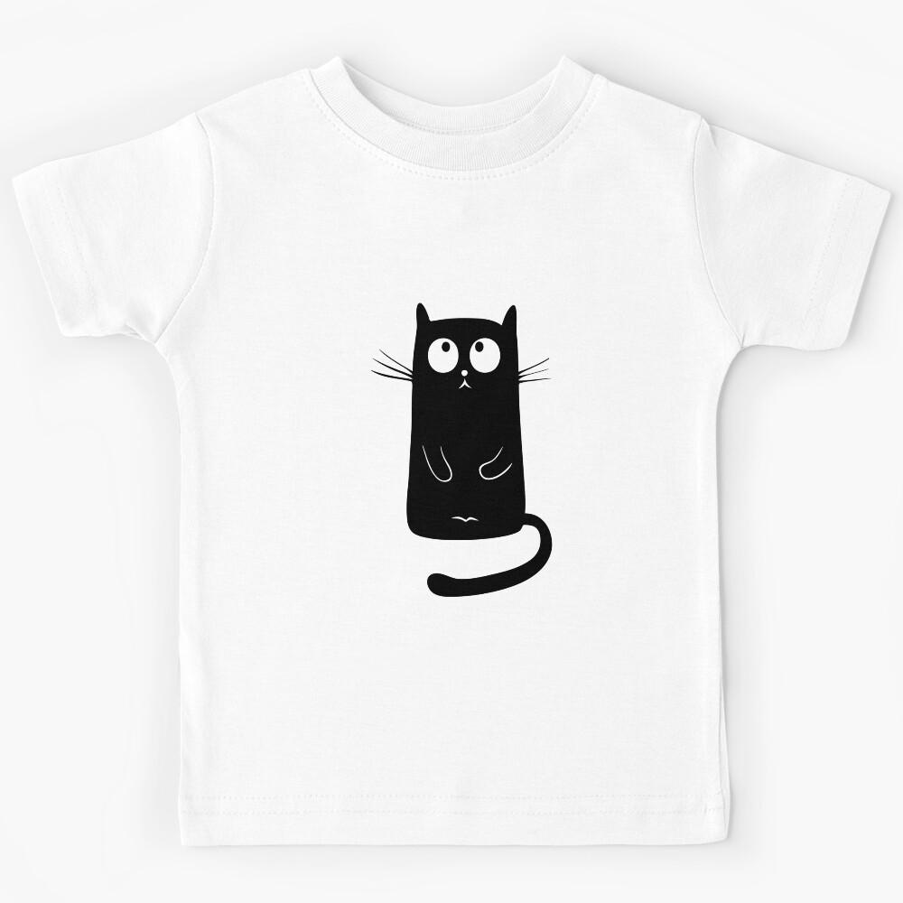 Black Cat Kids T-Shirt 160