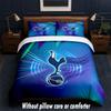 Tottenham Hotspur Design Bed Bedding Set 1 Duvet Cover + 2 Pillowcases Soft Breathable Household Bed Linens