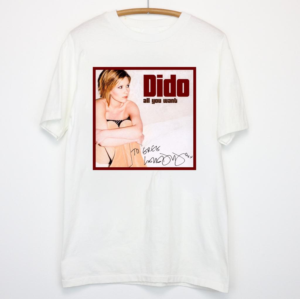 Dido All You Want Coton Cadeau Pour Fan S2345XL T-shirt Blanc TMB1507