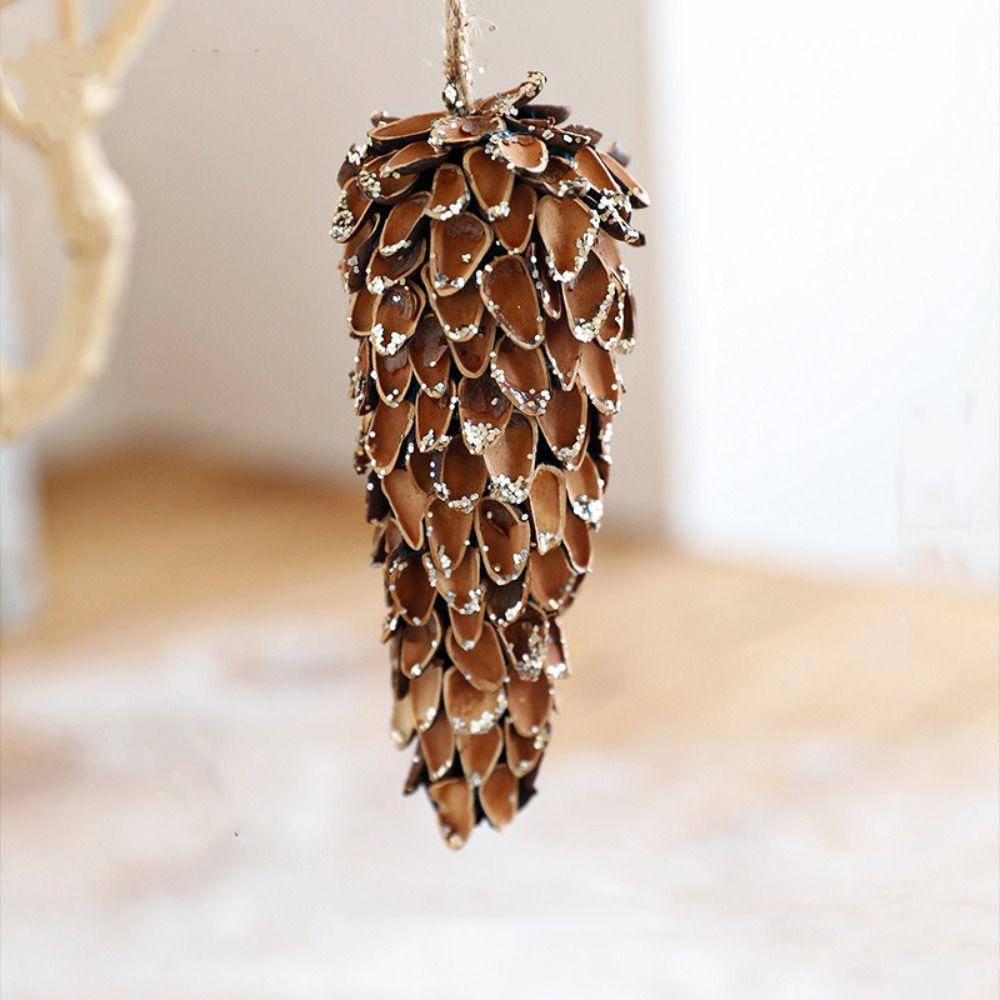Foam Christmas Tree Decorations DIY Simulated Pinecone Pendant  Merry Christmas Decor