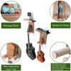 Wooden Guitar Hanger with Shelf String Instrument Storage Rack Wall Mount Guitar Racks  for Home