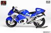 LCD MODELS Suzuki GSX1300R Hayabusa 2001 Finished Model 1/12 (Blue Color)
