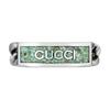 Gucci Anello a Catena con Targhetta Logo 678711-J8410-9071