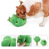 Kreativní plyšová hračka s pískátkem ve tvaru brokolice pro malé, střední i velké psy, mazlíčky, dárek, přetahování, zajímavé hračky pro mazlíčky