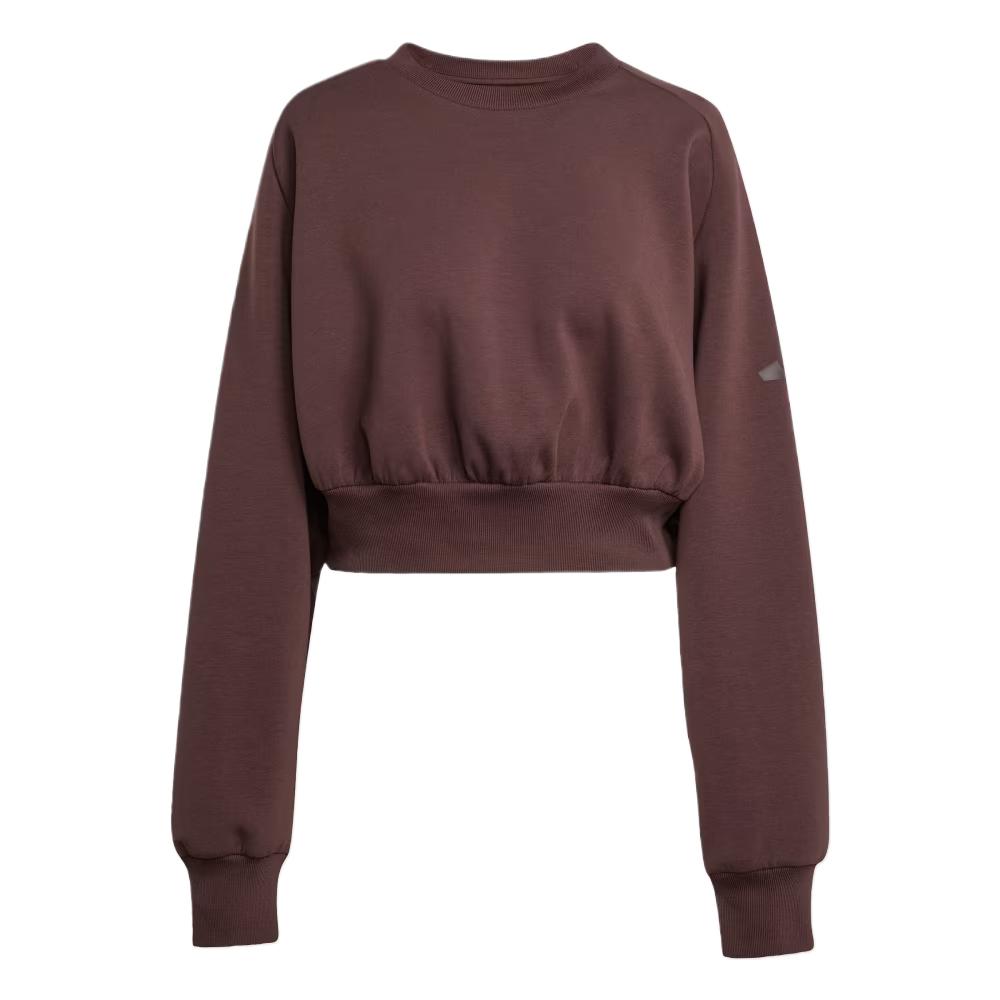 Adidas Free Shipping With AdiClub Soft Lux Loose Sweatshirt JW5072 L
