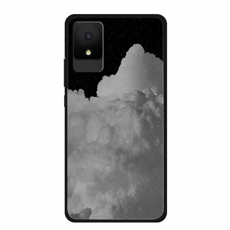 For TCL 501 Case Animals Soft Silicone TPU Phone Cases Back Cover for TCL501 T433D Wolf Shockproof Protector Cool Capa Bumper TCL 501