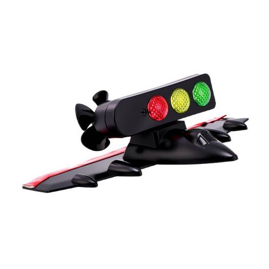 Car Rearview Mirror Rain Shield with Wind Lights Universal Rain Guard for Car Side Mirror Anti-Fog Weather-Resistant Car Accessories