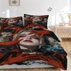 3pcs Anime Cartoon Design Comforter Set with Two Pillowcases (No Core), Perfect for Bedroom and Guest Room Decoration, Festive Gift