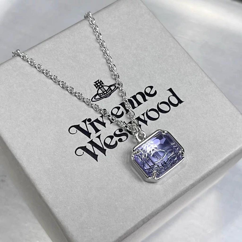 Empress Dowager Cixi Colorful Saturn Earrings & Clavicle Necklace