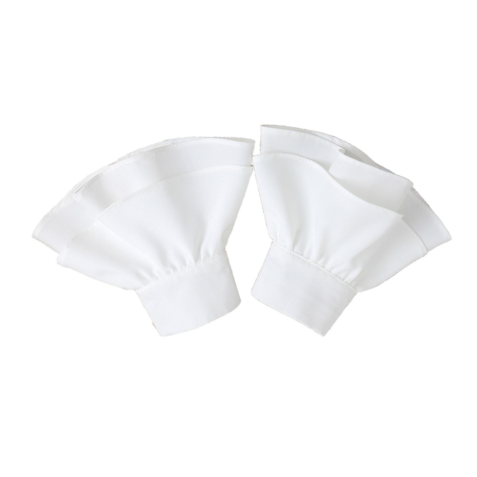 

1 пара запонок с цветочным узором, съемные манжеты, модные рукава, элегантные рукава для любителей моды белый