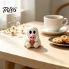 Niche Home Decor for Halloween Ice Cream Ghost Resin Figurine, Cute Spooky Desk Artistic Craft Gift Home, Soft Summer Ornament, Festive Friends Unique