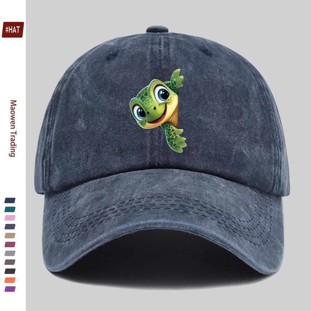 pc Unisex Adjustable Trucker Hat with Sea Turtle Print Lightweight Snapback Cap Suitable for Men Women Vintage Baseball Ca