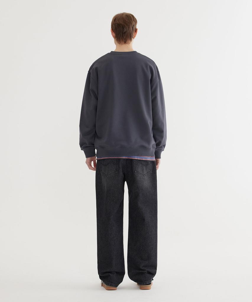 COVERNAT Arch Logo Sweatshirt Charcoal