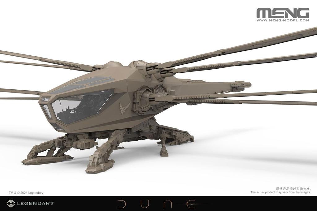 GSI Creos Monmodel Dune Sand Planet Atreides Ornithopter Total length 318mm Plastic model MDS007 1/72 approx.