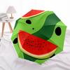 1PC Watermelon Slice Automatic Folding Umbrella, Portable & Foldable Design with 8 Ribs, 26