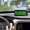 Clock For Car LED Solar-Powered Interior Decoration Portable Adhesive Electronic Car Clock For Truck Auto Automotive Scooter