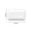 Homeglen 8-inch Rectangular Ceramic Serving Plates (Set of 10)