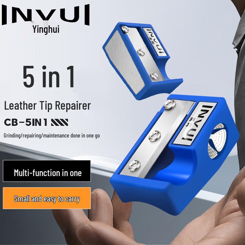 INVUI 5-in-1 Billiard Cue Tip Repair Tool