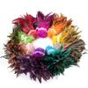 100Pcs Red Rooster Chicken Feathers Trims for Costume Party Clothimg Jewelry Making Natural Pheasant Tail 15-20 CM Multicolors