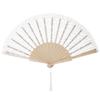 Flower Design Folding Fan Vintage Style Hand Fan Elegant Chinese Fan  Wedding