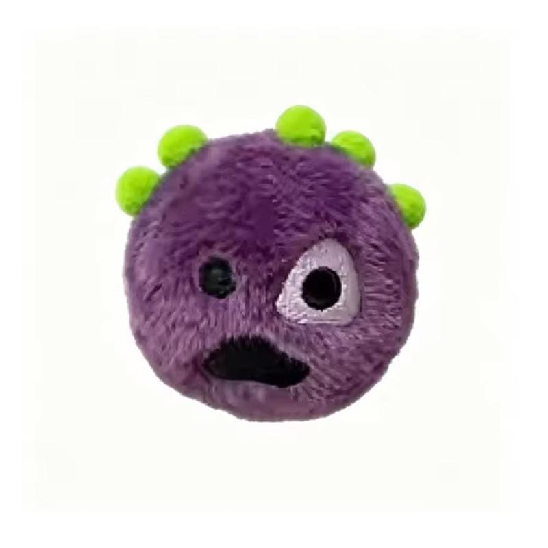 Schattige Cortisball Pluizige Monster Pluche Sleutelhanger Zachte Knuffel Sleutelhanger Rugzak Hanger Decor Verzamelsieraad Cadeau Voor Fans