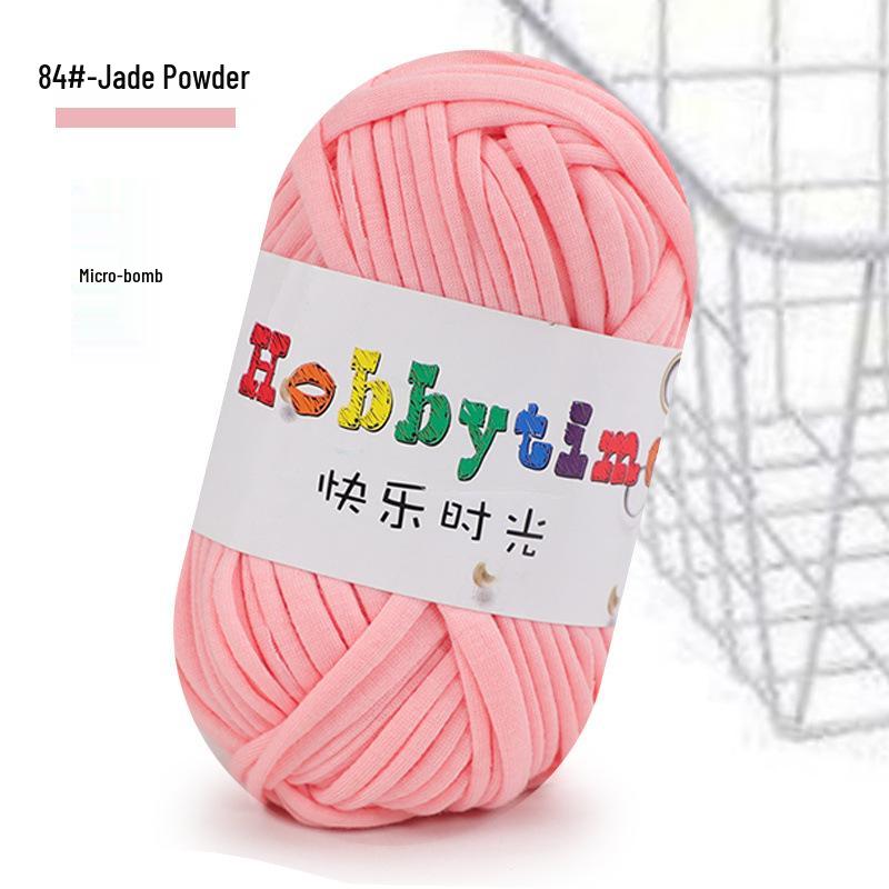 Cloth Strip Yarn DIY Crochet Kit: Handmade Bag, Knitting Material for Cushions, Carpets, and Dolls