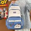 Schoolbag New Ins Trendy, Simple, Lightweight and Large-capacity Schoolbag, Junior High School and High School Students Versatile Travel Backpack