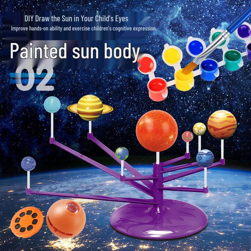 STEM Educational Celestial Model: Eight Planets Hanging Toy for Kids 6-12