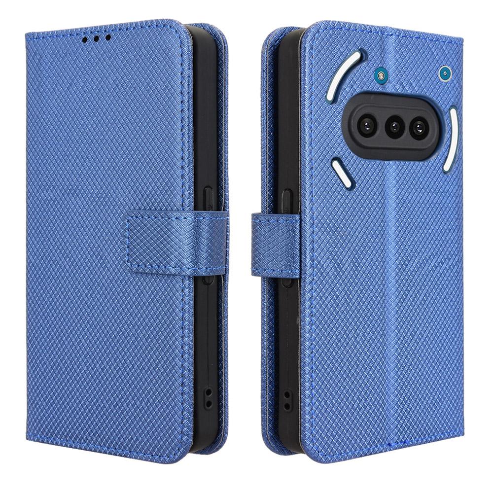 

Чехол-книжка для телефона Nothing (3a) Кожаный чехол [Flip Vintage Leather] Кошелек ударопрочный прочный ретро чехол для телефона for Nothing Phone (3a) синий