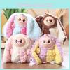 Plush Adorable Bunny Pendant With Long Ears For Bag Accessory And Gifts
