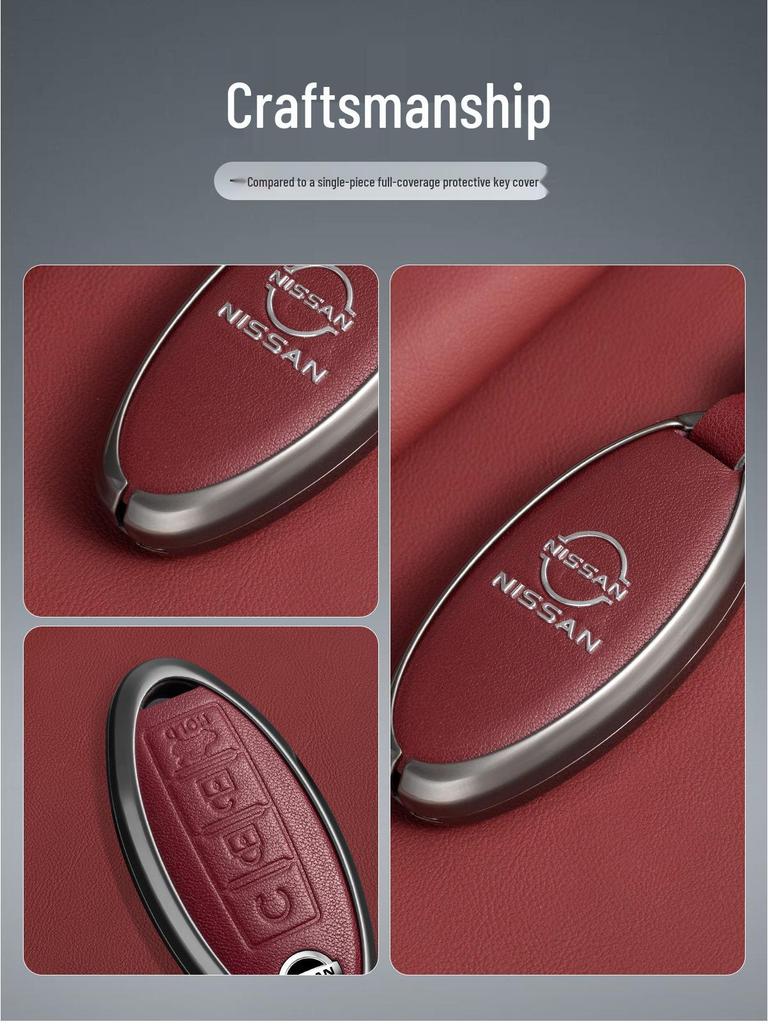 Passt für 14. Generation Nissan Teana, Sylphy, Qashqai, T-Roc, X-Trail, Tiida, Kicks, Murano Schlüsselabdeckungen und weitere Modelle.