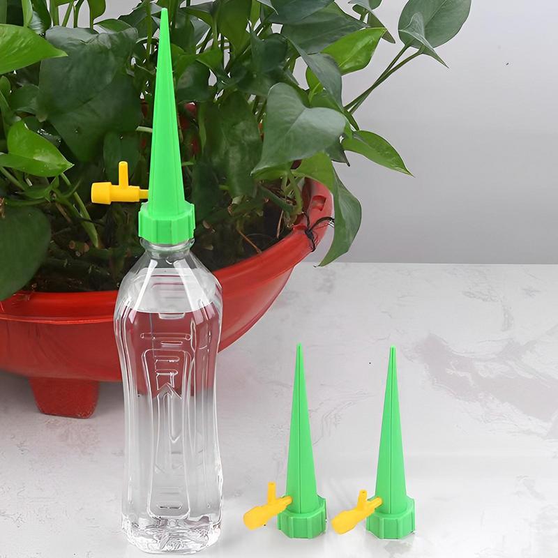 10pcs/set Plant Watering Stakes Vacation Automatic Plants Water System Self Watering Insert Spikes Device with Water Volume Drip