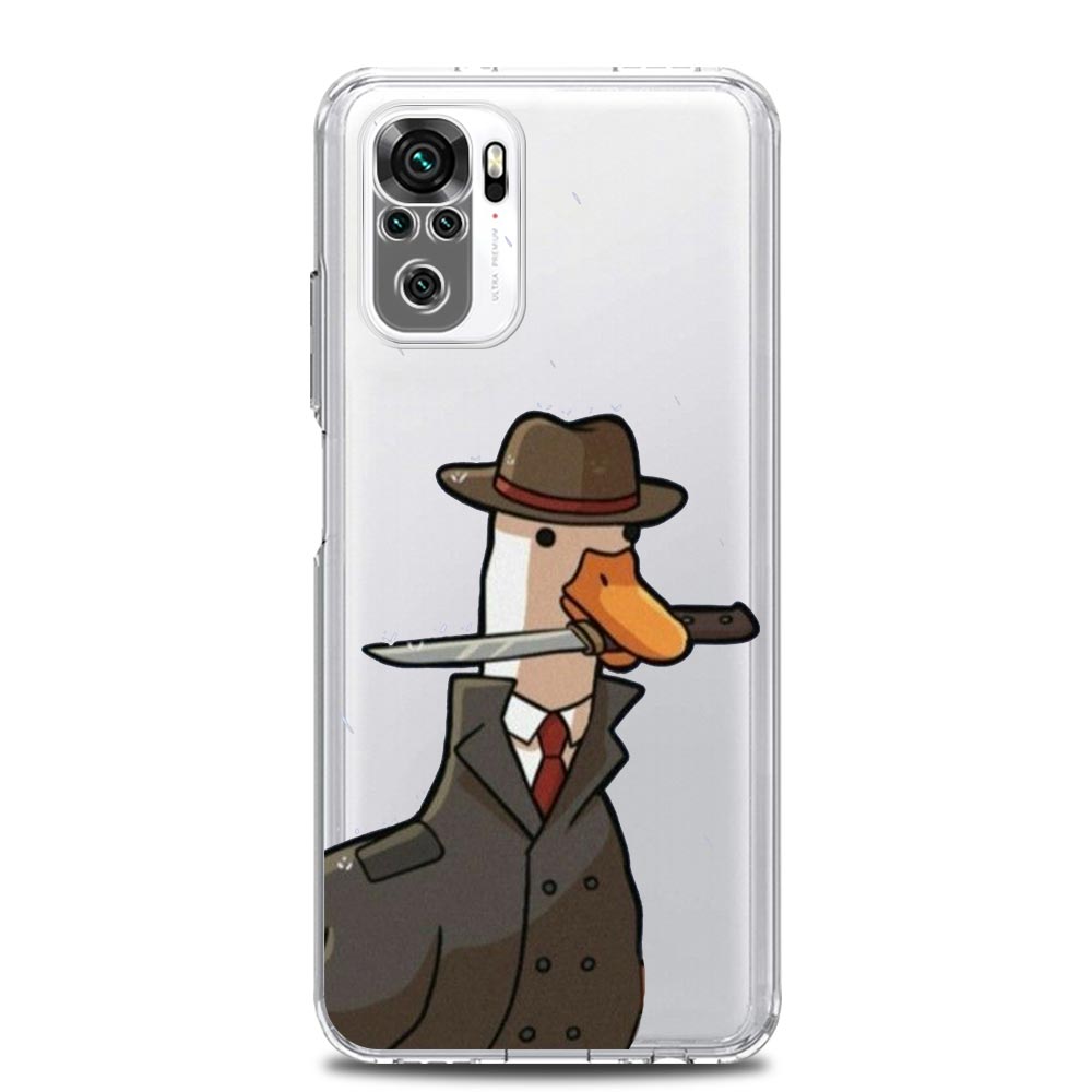 

Прозрачный чехол для телефона с милым гусиной уткой для Xiaomi Redmi Note 12 10C 10 11 9 8 Pro Plus 9S 7 8T 9T 9A 8A 9C K50 K40 Redmi Note 11