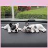 Französische Bulldogge Harz Auto Ornament Niedliches Tiermodell für Party- und Jubiläumsgeschenke