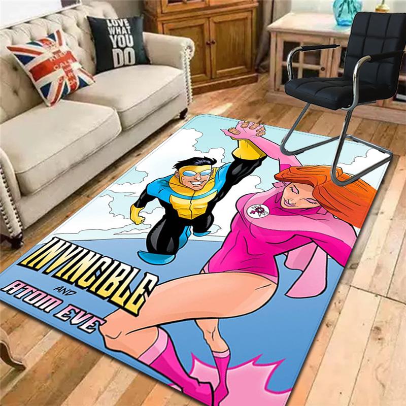Invincible & Atom Eve Rug Floor Mat for Living Room or Bedroom Soft and Comfortable Carpet a Gift for Birthday and Holiday.SFF0917091
