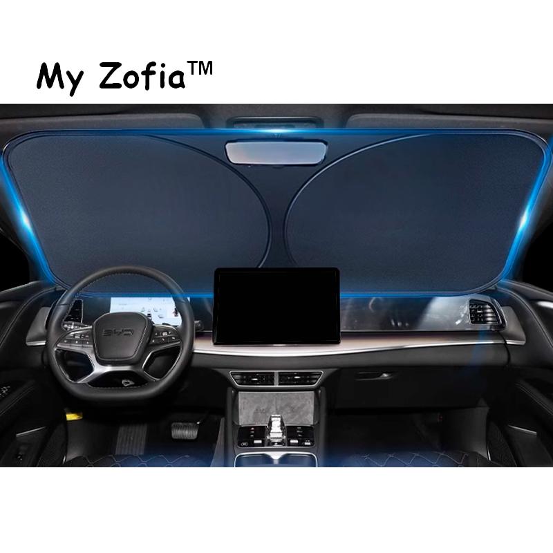 For BYD Sealion 7 Sea Lion 07 EV 2024 2025 2026 2027 Car Windshield Sunshade Cover Anti UV Protection Auto Parts