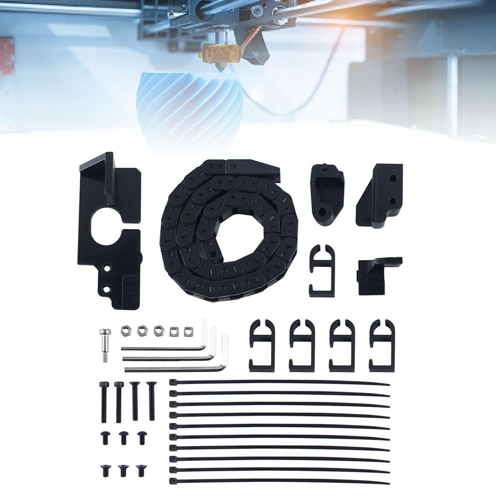 3D-Drucker Schleppkette Ersatz für   AD 5M 5M Pro 3D-Drucker Geräuscharm Hochtemperaturbeständig Kabelträger-Kit