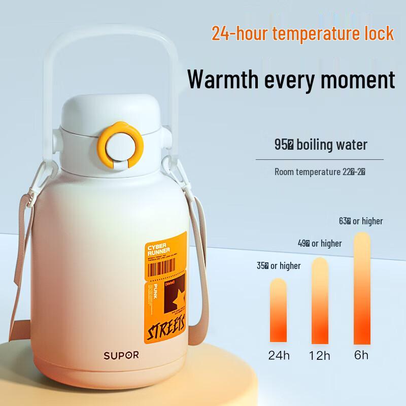 Supor 1L Dual-Use Insulated Bottle