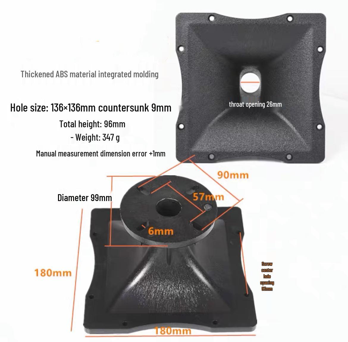 

RCF Style Square Horn Tweeter: 10 , 12 , 15 Performance Speaker