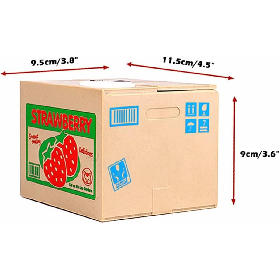 ALIMITOPIA Saving Money Box,Vocal Mischief Stealing Coin Piggy Bank Coin Storage Pot (Cartoon Cat)