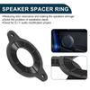 TUCKBOLD Speaker Spacer Ring Midrange Speaker Spacer Adapter for Toyota Waterproof Speaker Subwoofer Mount Spacer Racket Ring Black 2pcs