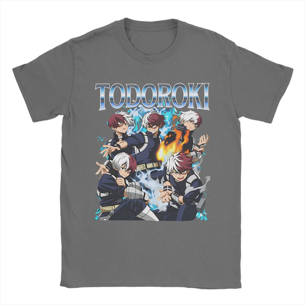 Mens TShirts Midoriya Izuku Deku Funny Cotton Tee Shirt Short Sleeve My Hero Academy T Shirt Round Collar Clothes Plus Size