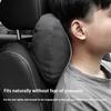 Suede Car Headrest Waist Seat Support Seat S Class Soft Car Neck Pillow For Xiaopeng Xpeng G9 X9 G6 P7 P7i P5 G3 Car Accessories