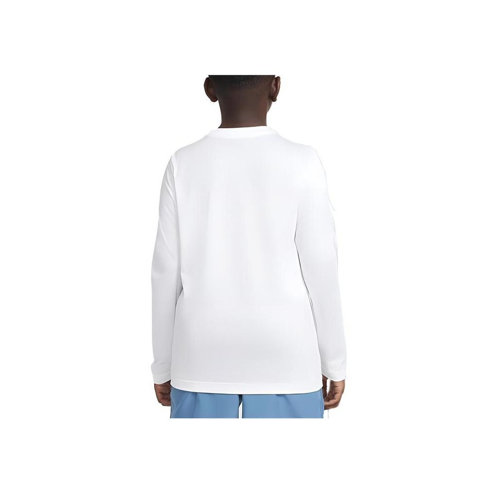 Nike Dri-Fit Legendary Comfort Sweat-Wicking Long Sleeve T-Shirt Kids Tops White FZ5192-100