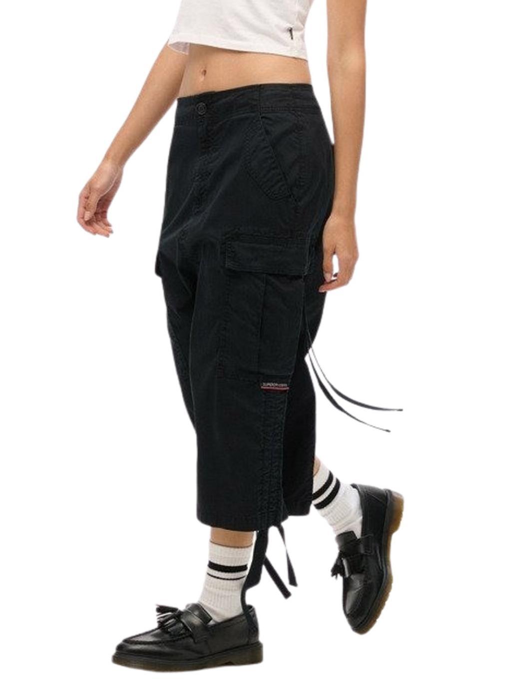 Superdry Damen Schwarz Midi Cargo-Rock - Bild 2